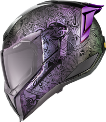 Icon Ultraflite Opal Mandala Purple MIPS Full Face Adult Motorcycle Helmet
