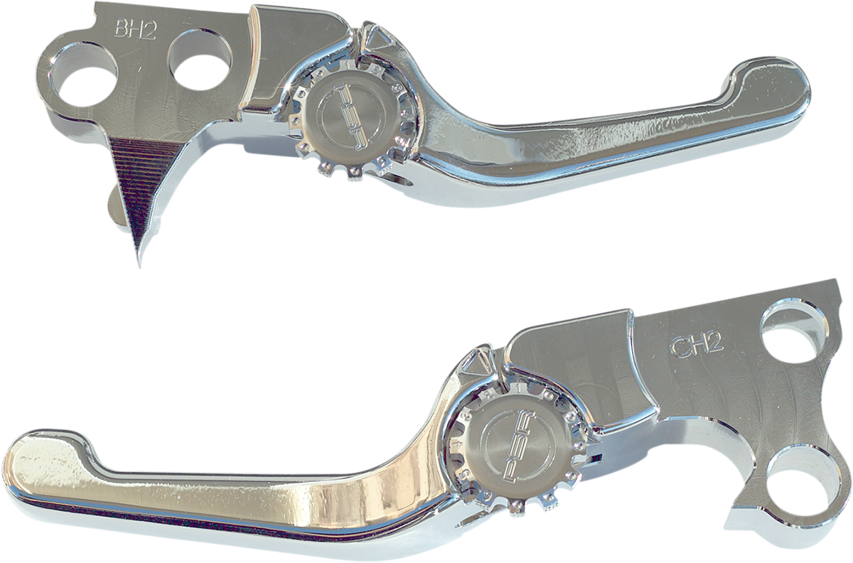 PSR Shorty Anthem Chrome Adjustable Hand Levers 1996-2017 Harley Softail Touring