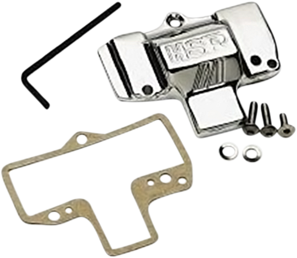Mikuni Chrome Carburetor With Logo Top Cover fits Harley Davidson