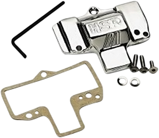 Mikuni Chrome Carburetor With Logo Top Cover fits Harley Davidson