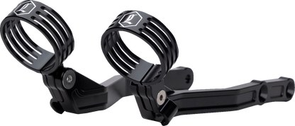 Legend REVO ARC Black Remote Reservoir External Mounts for 14-25 Harley Touring