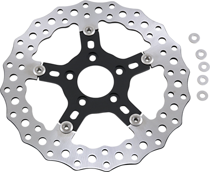 Arlen Ness Jagged 11.8 Floating Front Brake Rotor 06-17 Harley Softail Touring