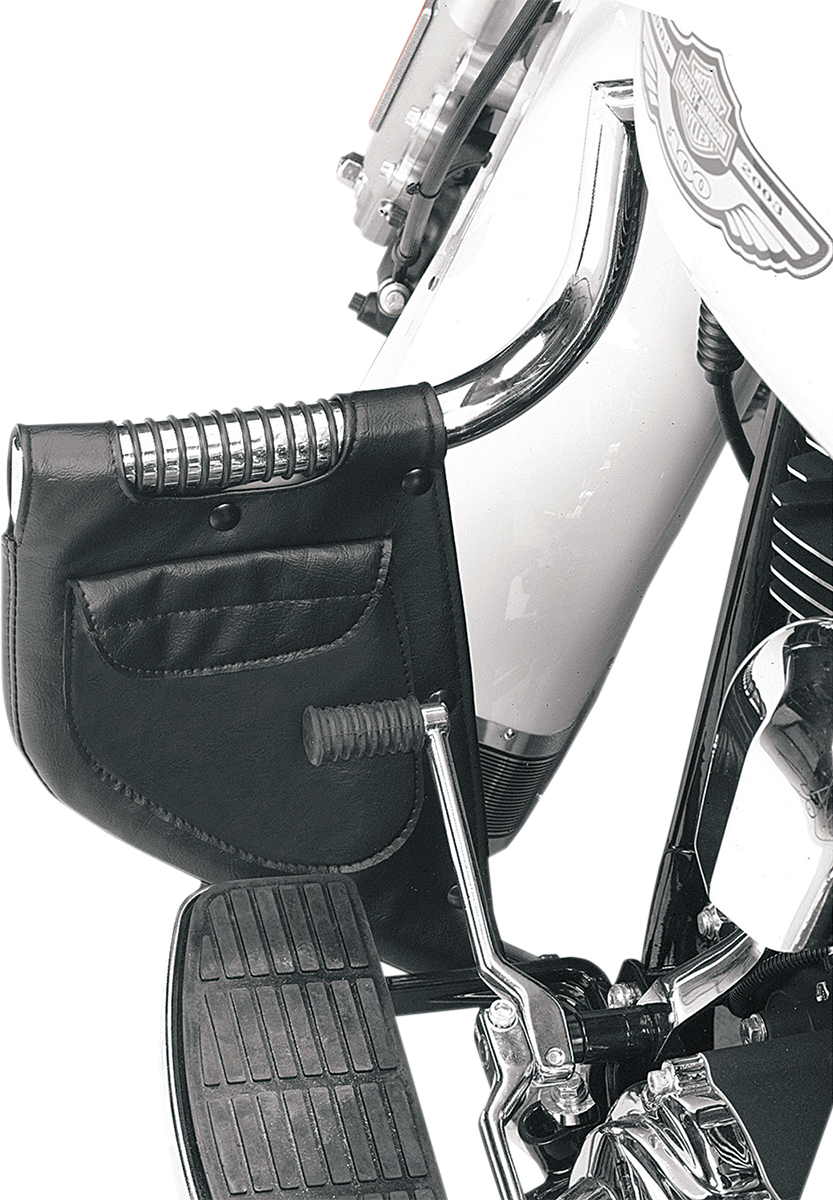Drag Specialties Black Lower Highway Bar Rain Guards 91-05 Harley Dyna FXDL