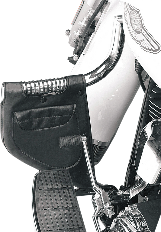 Drag Specialties Black Lower Highway Bar Rain Guards 91-05 Harley Dyna FXDL