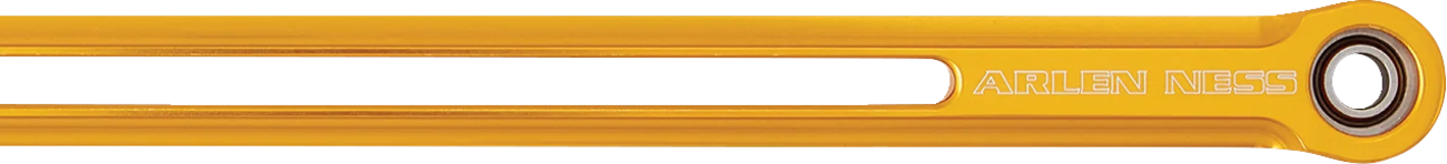 Arlen Ness Speedliner Gold 12" Shift Rod for 1984-2025 Harley Touring Softail