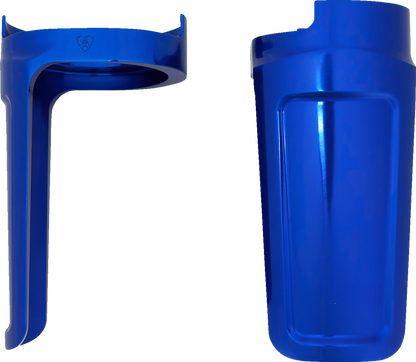 Arlen Ness Method Blue Fork Guards for 2014-2024 Harley Touring Bagger 120-019