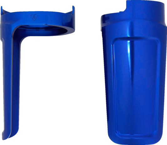 Arlen Ness Method Blue Fork Guards for 2014-2024 Harley Touring Bagger 120-019
