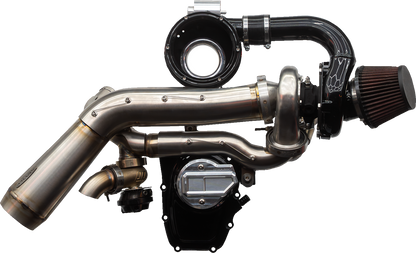 Trask Tornado Stage 2 Black Stainless Turbo Kit for 23-25 Harley Touring Softail