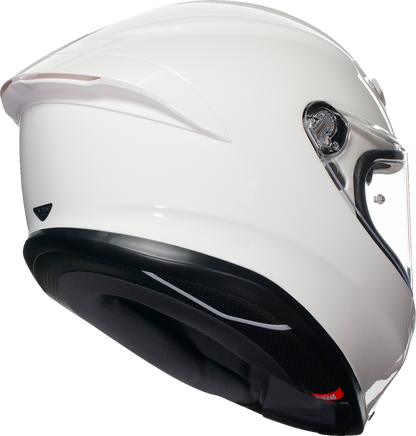 AGV K6 S Solid White Unisex Adult Full Face Street Harley Motorcycle Helmet