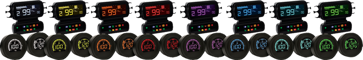 Koso D2 LCD Multi-Function Digital Gauge Cluster Kit for 2014-24 Harley Touring