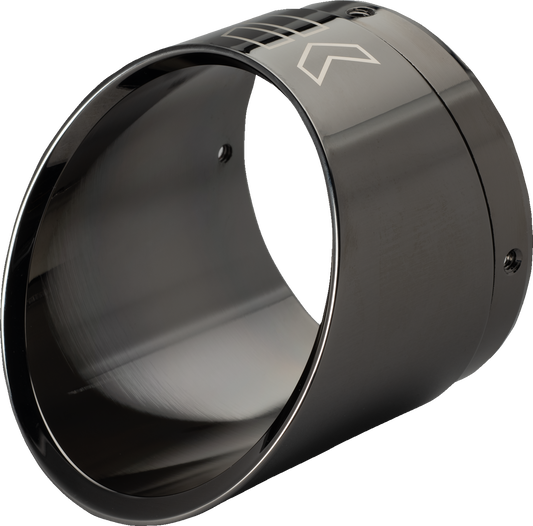 Khrome Werks 4.5" Eclipse Edge Slash Exhaust End Cap Tip for Harley Davidson