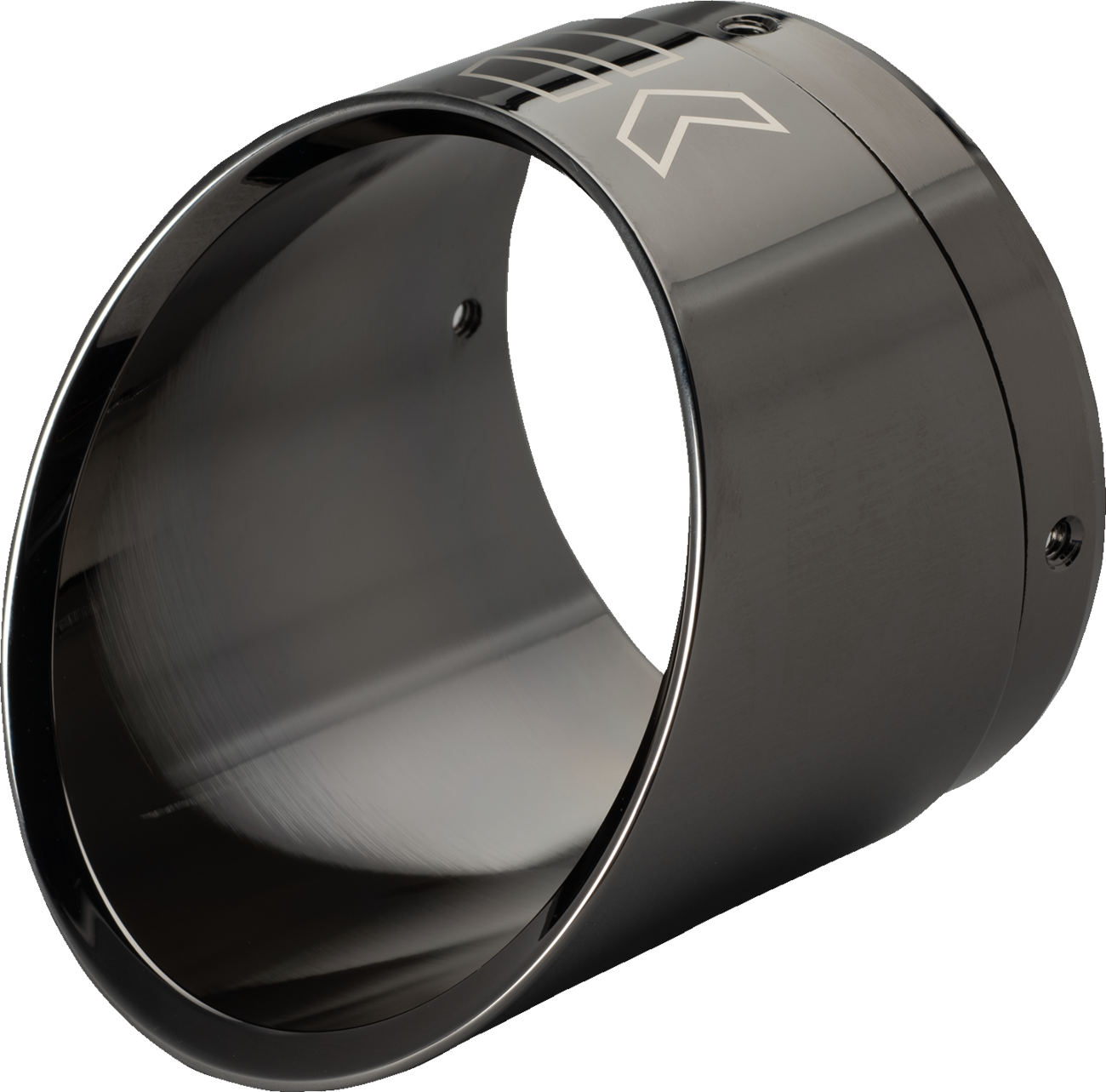 Khrome Werks 4.5" Eclipse Edge Slash Exhaust End Cap Tip for Harley Davidson