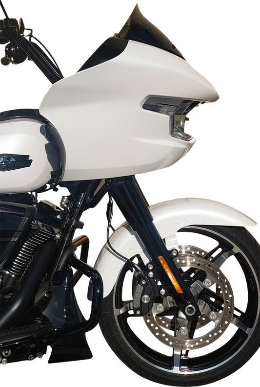 Wind Vest 9.5" Dark Smoke Fairing Windshield fits 2023-2025 Harley Road Glide