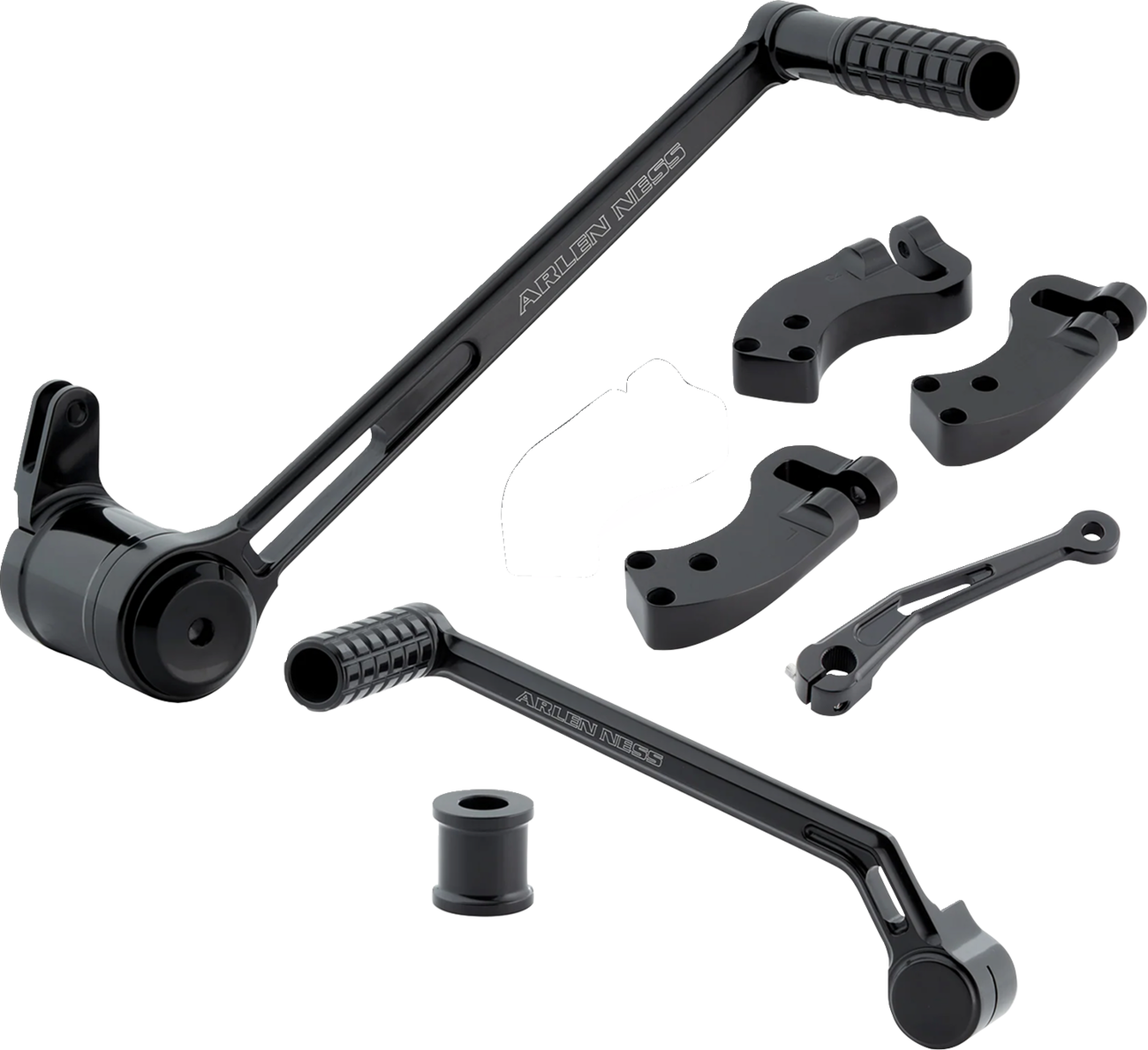 Arlen Ness Black SpeedLiner +3" Foot Control Kit for 1999-2023 Harley Touring