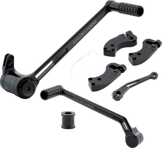 Arlen Ness Black SpeedLiner +3" Foot Control Kit for 1999-2023 Harley Touring