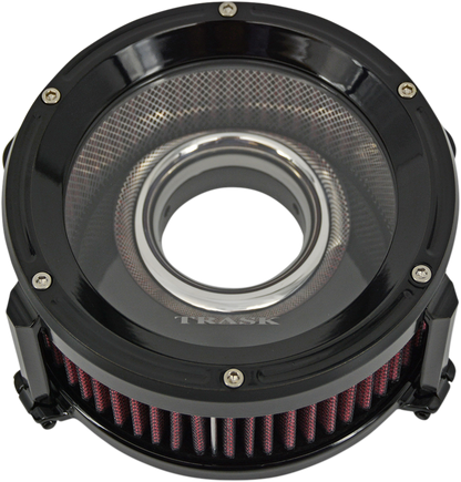 Trask Assault Charge High-Flow Black Air Cleaner for 1999-2017 Harley Twin Cam