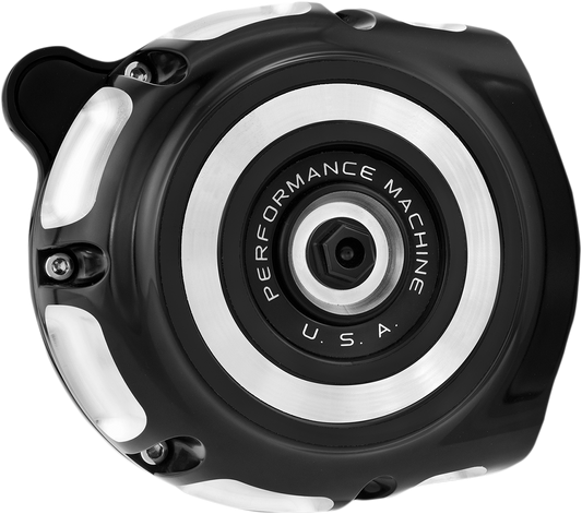 Performance Machine Black Vintage Motorcycle Air Cleaner 91-19 Harley Sportster