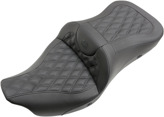 Saddlemen Roadsofa Lattice Stitch Heated Seat for 2009-2023 Harley Tri Glide