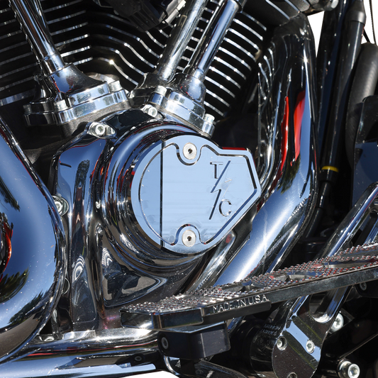 Thrashin Supply Smooth Chrome Cam Cover for 2023-2024 Harley Touring TSC-3028-3