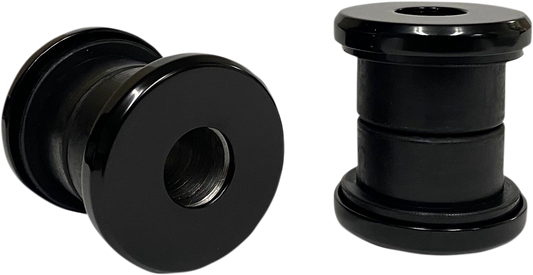 Pro One Black Handlebar Riser Bushing Kit 1973-2017 Harley Dyna Softail Touring