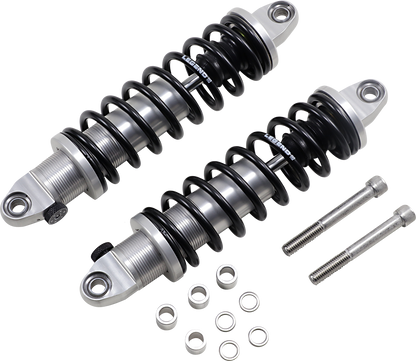 Legend Clear Anodized Standard 13" Rear Revo-A Shocks 1991-2017 Harley Dyna FXD