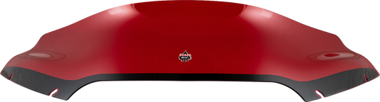 Klock Werks Kolor Flare 6" Red Windshield fits 2015-2023 Harley Road Glide FLTR