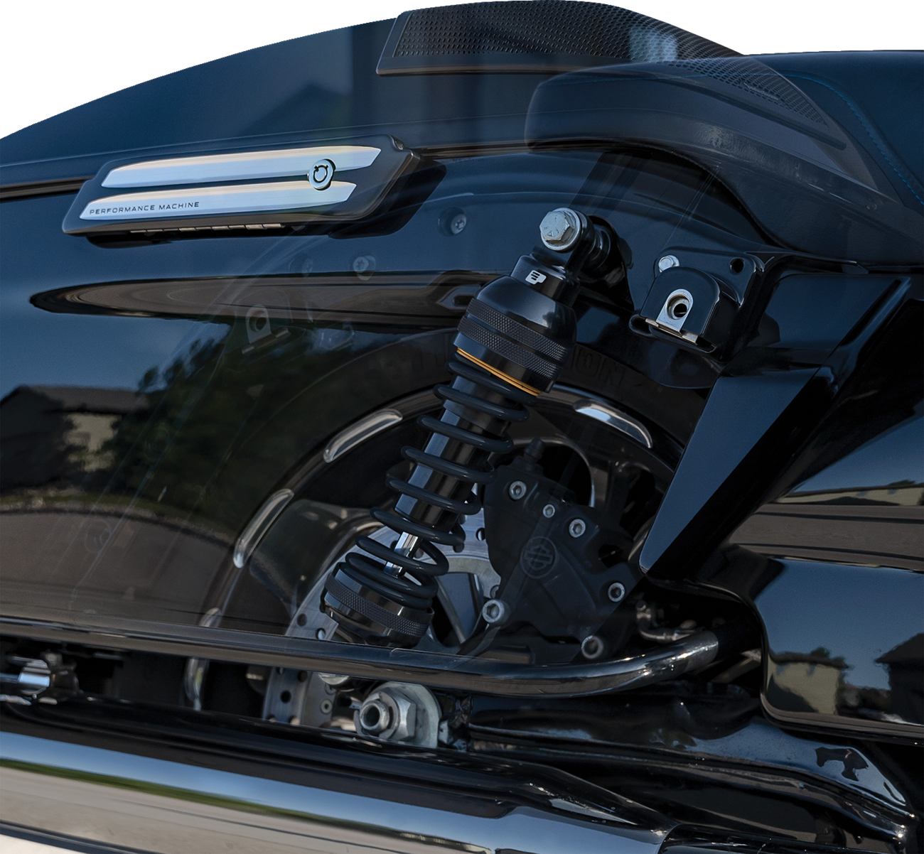 Progressive 944 Ultra Tour Heavy Duty 13" Rear Shocks for 1980-25 Harley Touring