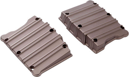 Arlen Ness 10 Gauge Titanium Rocker Box Top Covers 99-17 Harley Softail Touring