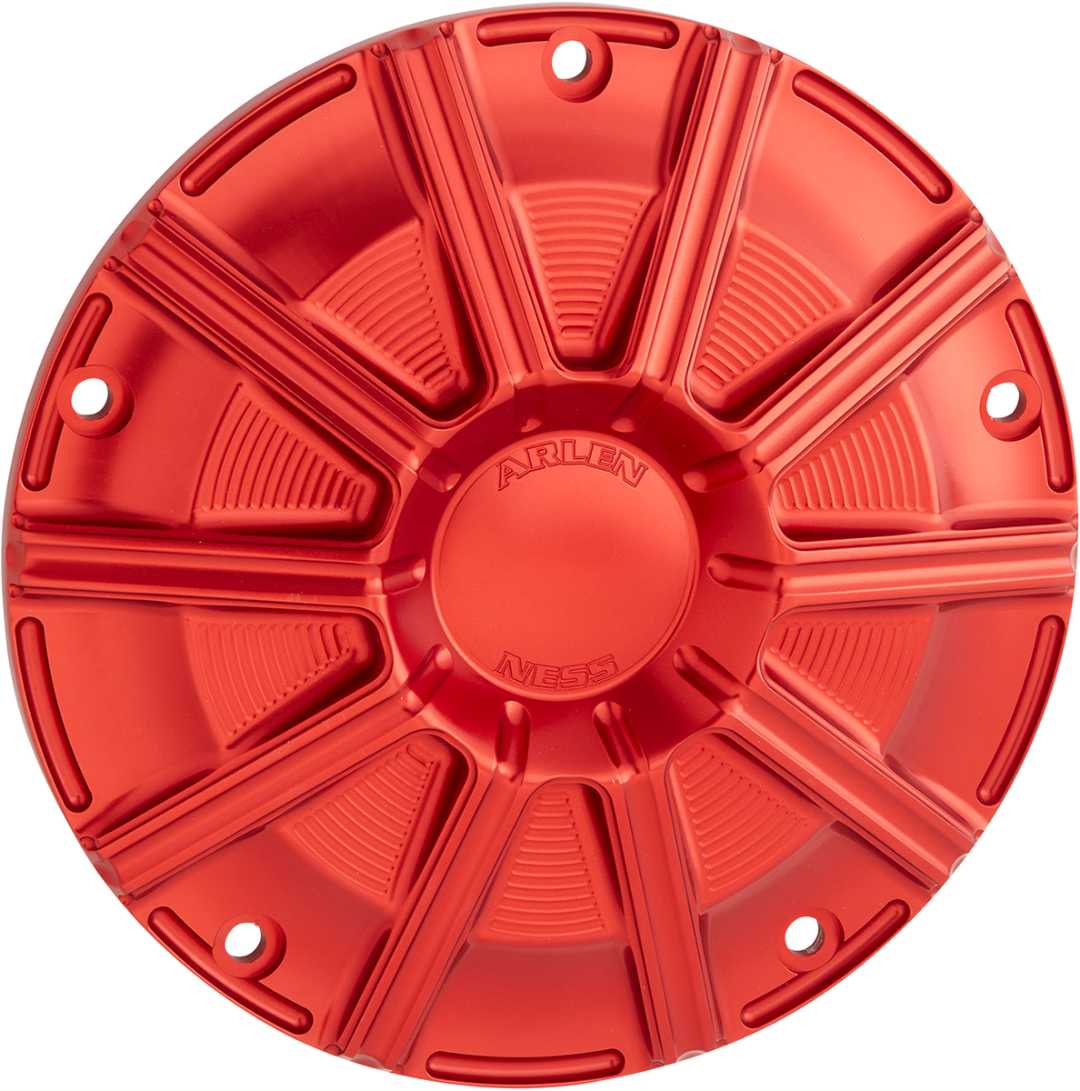 Arlen Ness 10 Gauge Red Derby Cover fits 2015-2024 Harley Touring Bagger FLHX