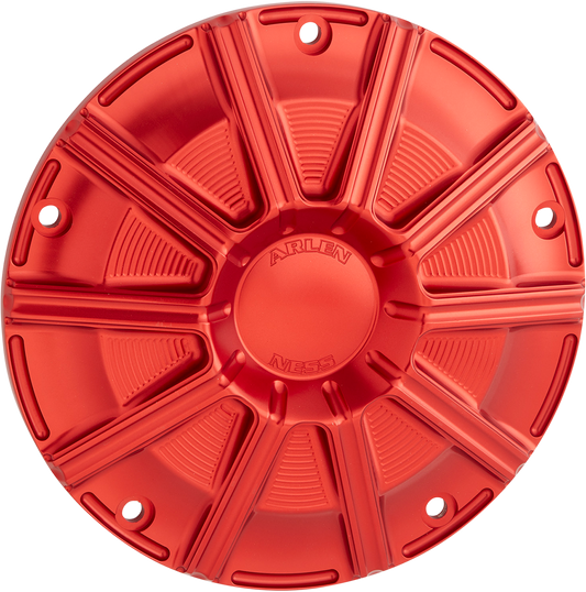 Arlen Ness 10 Gauge Red Derby Cover fits 2015-2024 Harley Touring Bagger FLHX