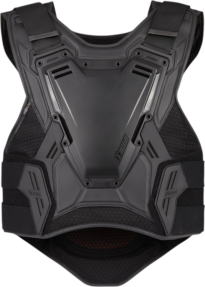 Icon Field Armor 3 Mens Black Motorcycle Riding Street Racing Protection Vest