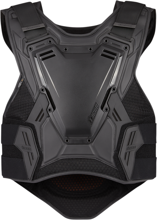 Icon Field Armor 3 Mens Black Motorcycle Riding Street Racing Protection Vest