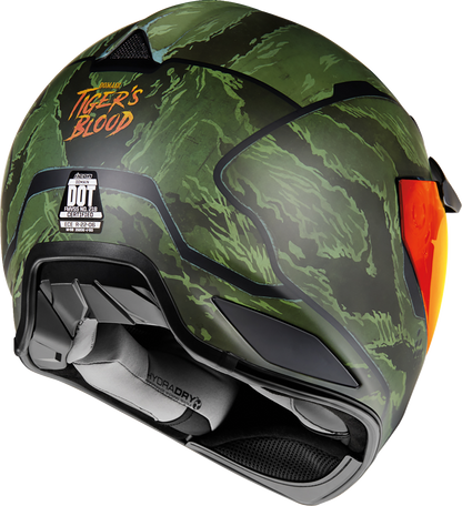 Icon Domain Tigers Blood Unisex Adult Motorcycle Street Racing Full Face Helmet