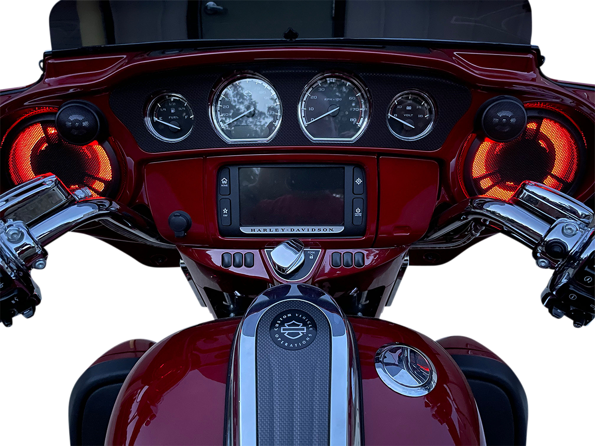 Custom Dynamics LED Upper Fairing Speaker Lights 2014-2024 Harley Touring FLHX