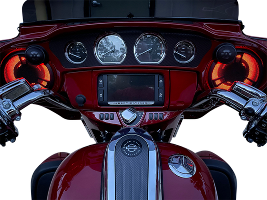 Custom Dynamics LED Upper Fairing Speaker Lights 2014-2024 Harley Touring FLHX