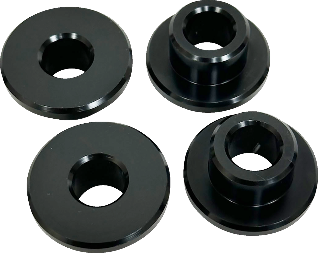 Pro One Solid Black Aluminum Riser Bushing Kit for 1983-2021 Harley Davidson