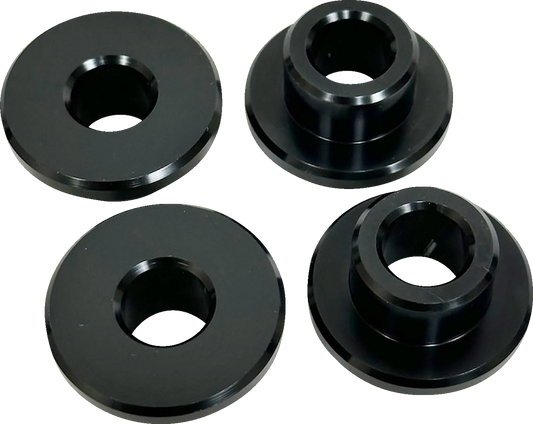 Pro One Solid Black Aluminum Riser Bushing Kit for 1983-2021 Harley Davidson