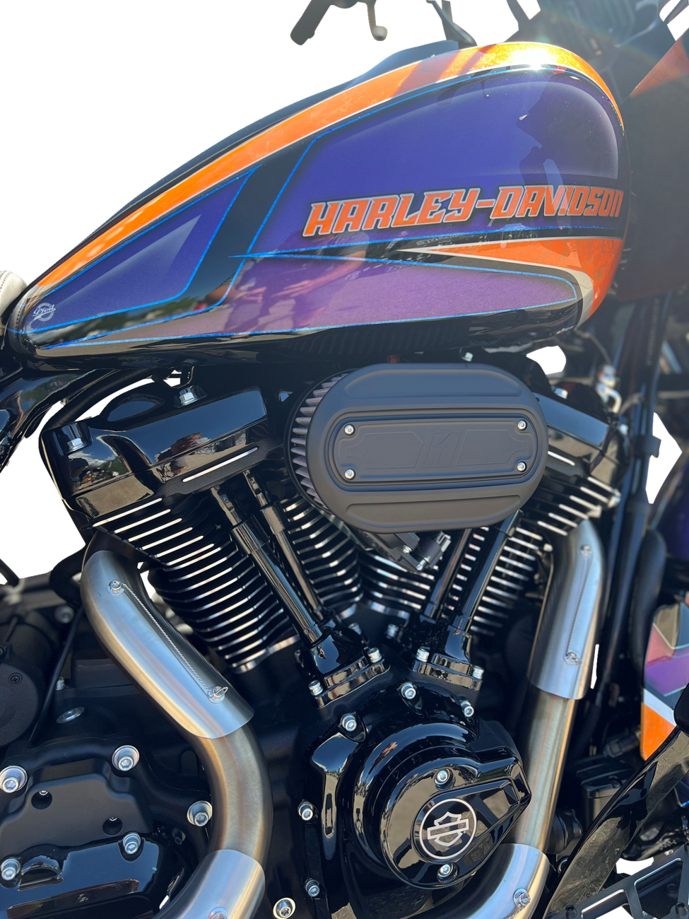 Kodlin USA Black Oval Air Cleaner Filter Kit for 2023-2024 Harley Touring