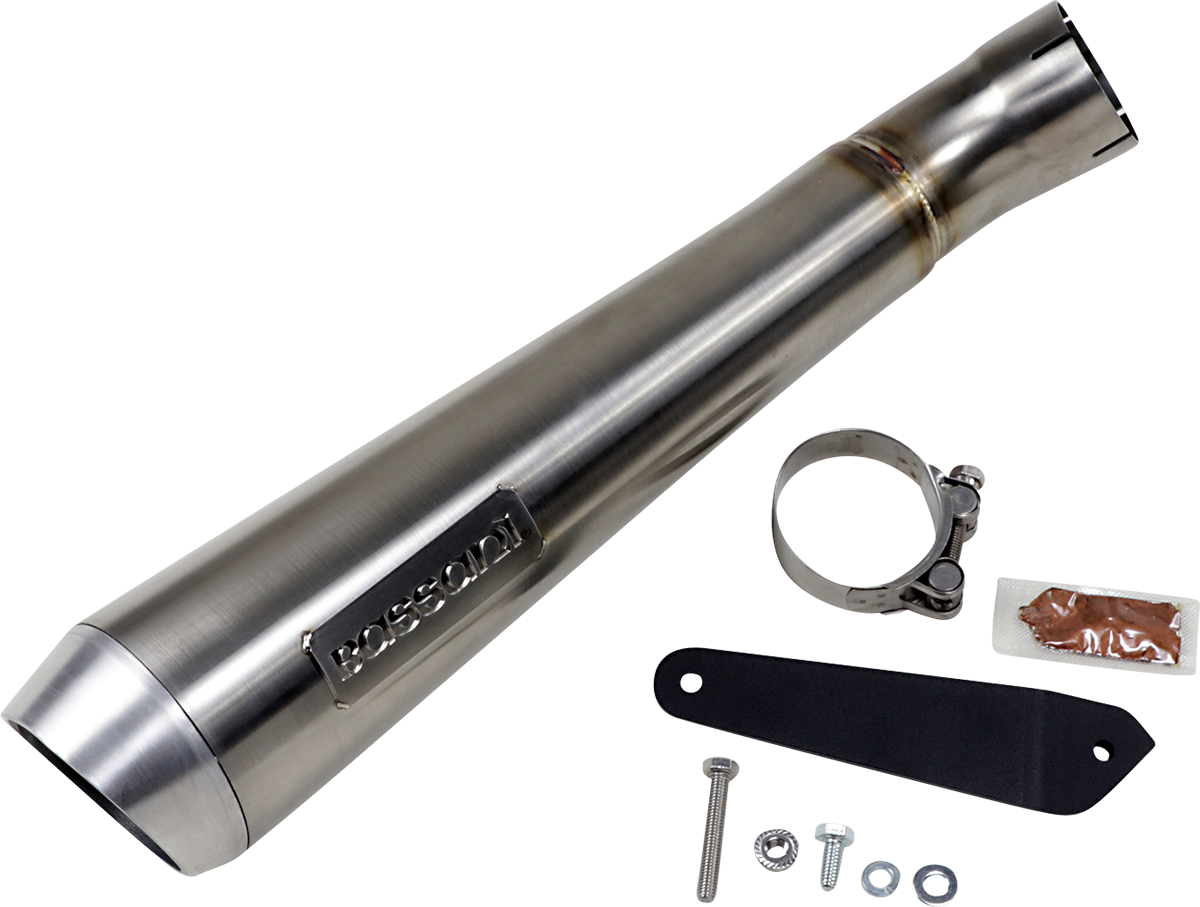 Bassani Stainless Steel Low Mount Slip on Muffler fits 2019-2020 Indian FTR 1200