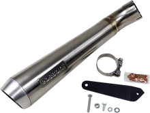 Bassani Stainless Steel Low Mount Slip on Muffler fits 2019-2020 Indian FTR 1200