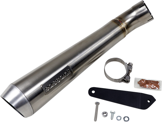 Bassani Stainless Steel Low Mount Slip on Muffler fits 2019-2020 Indian FTR 1200