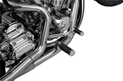 Performance Machine Pair Chrome Driver Passenger Contour Motorcycle Footpegs
