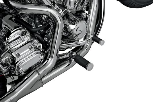 Performance Machine Pair Chrome Driver Passenger Contour Motorcycle Footpegs