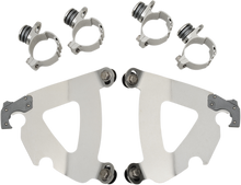 Memphis Shades Road Warrior Fairing Mount Kit for 80-13 Harley Softail FXWG FXST