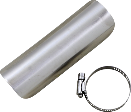 Bassani Partial Stainless Steel 5.5" x 2" Motorcycle Exhaust Heat Shield