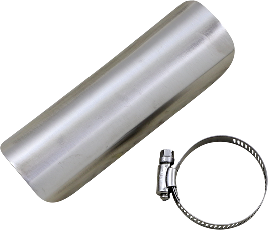 Bassani Partial Stainless Steel 5.5" x 2" Motorcycle Exhaust Heat Shield