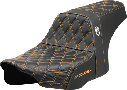 Saddlemen SDC Pro Series Gold Lattice Seat fits 2023-26 Harley Street Road Glide