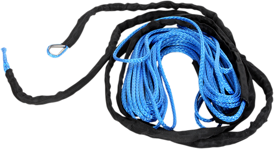 Moose Utility Blue 3/16" x 50' Synthetic Universal ATV Offroad Winch Rope Cable