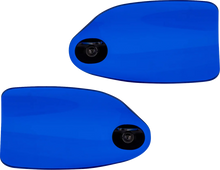 Klock Werks Flare Blue Hand Guards fits 2002-2025 Harley Hydraulic Clutch