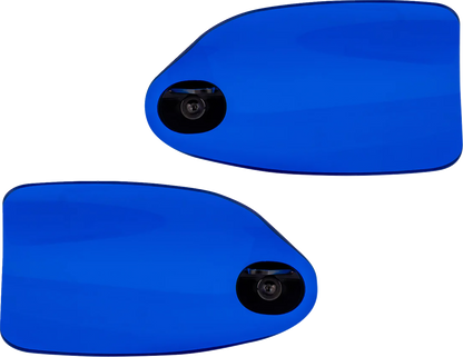Klock Werks Flare Blue Hand Guards fits 2002-2025 Harley Hydraulic Clutch